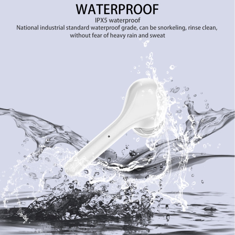 K88 Bluetooth 5.0 TWS Touch Binaural Wireless Stereo Sports Bluetooth Earphone with Charging Box(Pink) - TWS Earphone by PMC TechLife | Online Shopping South Africa | PMC TechLife