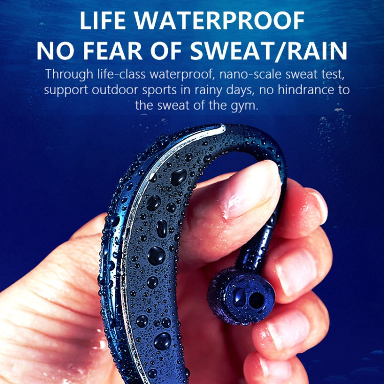 V7 Bluetooth 5.0 Business Style Wireless Stereo Sports Bluetooth Earphone, Support Inform Caller Name (Black) - Bluetooth Earphone by PMC TechLife | Online Shopping South Africa | PMC TechLife