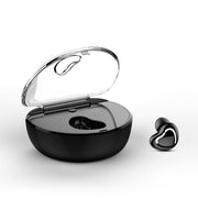 X7 Bluetooth 4.1 Mini Invisible Wireless Sports Bluetooth Earphone with Charging Box (Black)