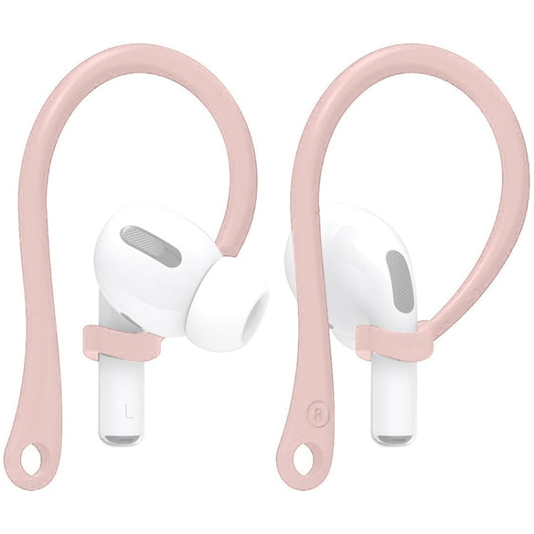 For AirPods 1 / 2 / Pro Anti-lost Silicone Earphone Ear-hook(Pink)