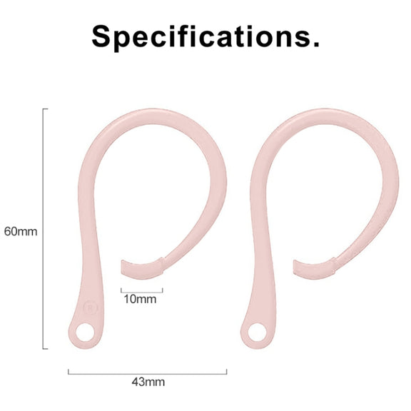 For AirPods 1 / 2 / Pro Anti-lost Silicone Earphone Ear-hook(Pink)