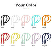 For AirPods 1 / 2 / Pro Anti-lost Silicone Earphone Ear-hook(White)