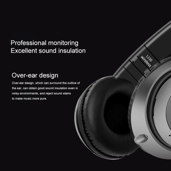 L150 Wireless Bluetooth V5.0 Headset (Grey)