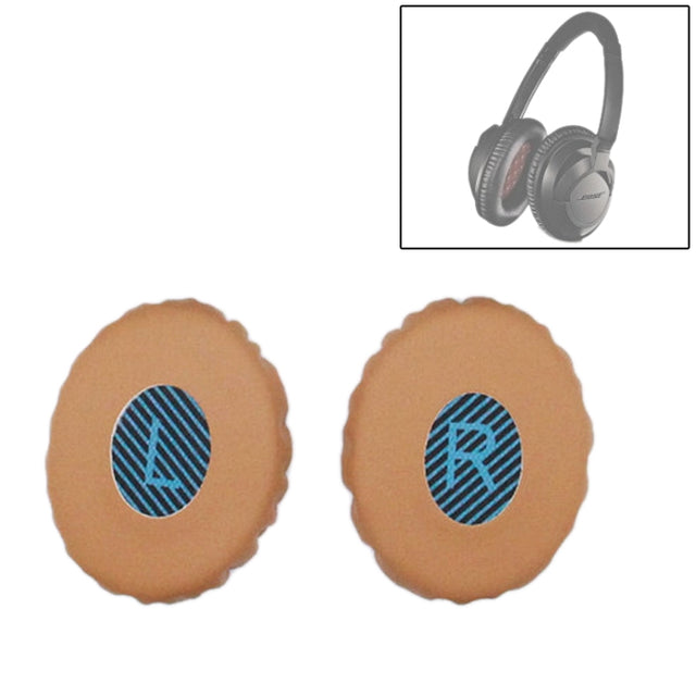 1 Pair For Bose OE2 / OE2i / SoundTrue Headset Cushion Sponge Cover Earmuffs Replacement Earpads(Khaki)