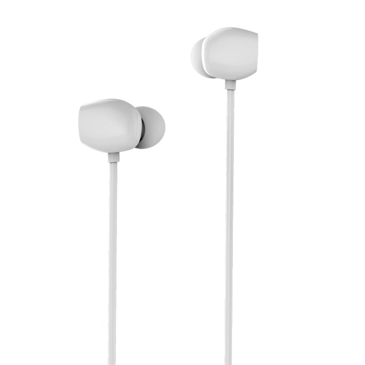 REMAX RM-550 3.5mm Gold Pin In-Ear Stereo Music Earphone with Wire Control + MIC, Support Hands-free (White) - Normal Style Earphone by REMAX | Online Shopping South Africa | PMC TechLife | Buy Now Pay Later Mobicred