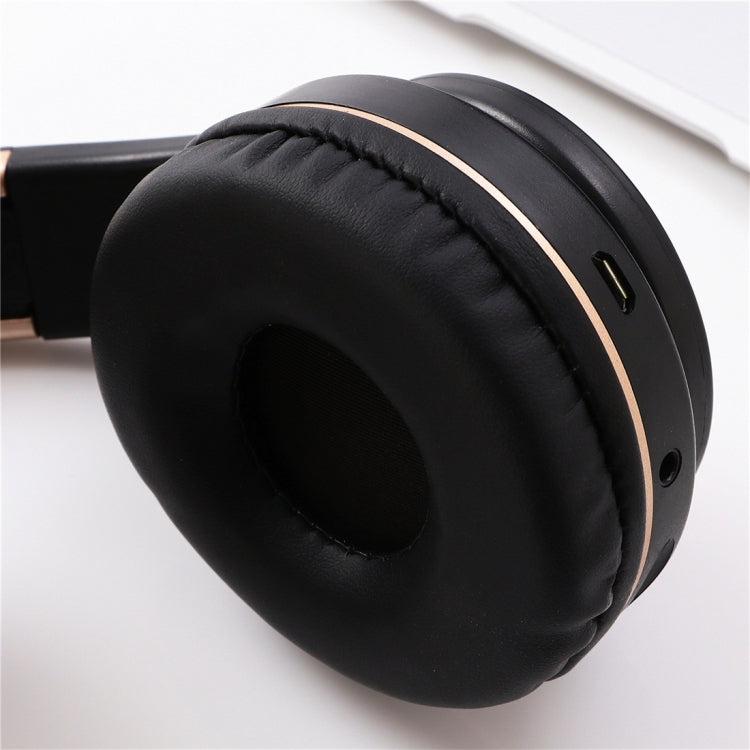 A1 Bluetooth 4.2 Candy Color Super Base Bluetooth Headphone, Support Music Play & Switching & Volume Control & Answer(Black)