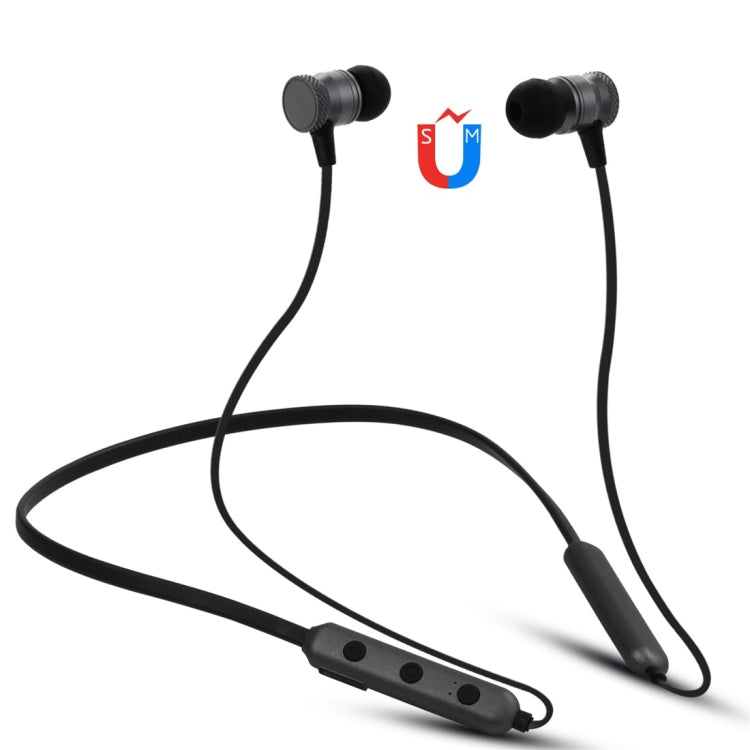 BT-890 Bluetooth 4.2 Hanging Neck Design Bluetooth Headset, Support Music Play & Switching & Volume Control & Answer(Black) - Neck-mounted Earphone by PMC TechLife | Online Shopping South Africa | PMC TechLife