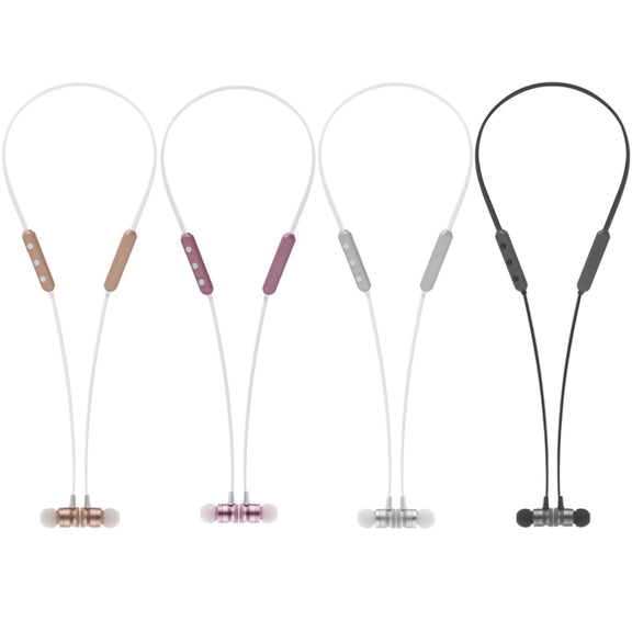 BT-890 Bluetooth 4.2 Hanging Neck Design Bluetooth Headset, Support Music Play & Switching & Volume Control & Answer(Black)