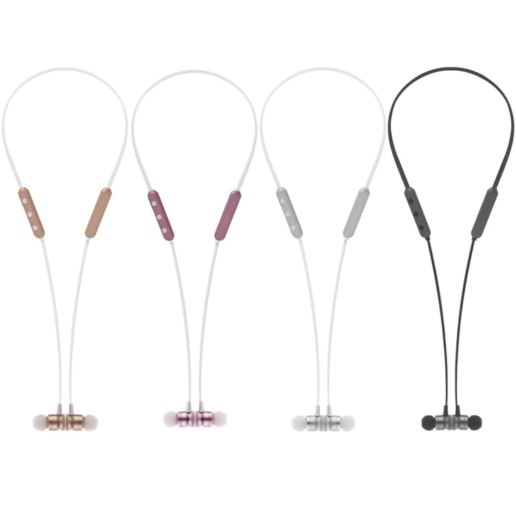 BT-890 Bluetooth 4.2 Hanging Neck Design Bluetooth Headset, Support Music Play & Switching & Volume Control & Answer(Gold)