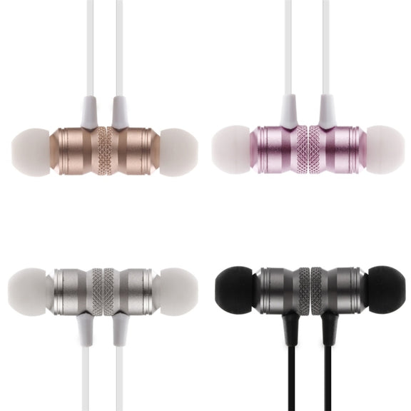 BT-890 Bluetooth 4.2 Hanging Neck Design Bluetooth Headset, Support Music Play & Switching & Volume Control & Answer(Rose Gold)