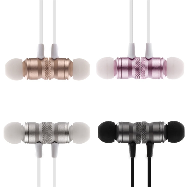 BT-890 Bluetooth 4.2 Hanging Neck Design Bluetooth Headset, Support Music Play & Switching & Volume Control & Answer(Rose Gold)