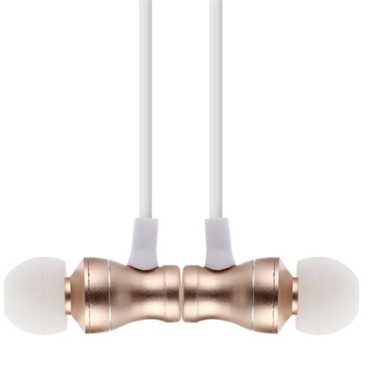 F11 Bluetooth 4.2 Hanging Neck Design Bluetooth Headset, Support Music Play & Switching & Volume Control & Answer(Gold) - Neck-mounted Earphone by PMC TechLife | Online Shopping South Africa | PMC TechLife