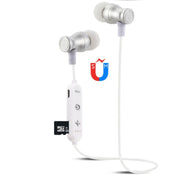 F11 Bluetooth 4.2 Hanging Neck Design Bluetooth Headset, Support Music Play & Switching & Volume Control & Answer(Silver)