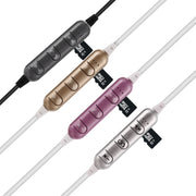 F3 Bluetooth 4.2 Hanging Neck Design Bluetooth Headset, Support Music Play & Switching & Volume Control & Answer(Gold)