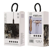 F3 Bluetooth 4.2 Hanging Neck Design Bluetooth Headset, Support Music Play & Switching & Volume Control & Answer(Rose Gold)