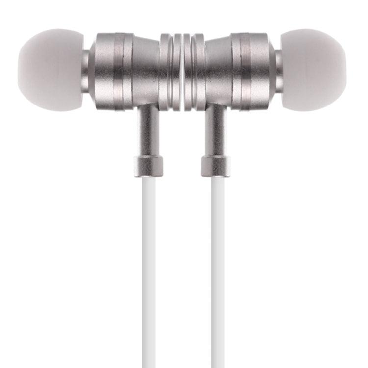 F3 Bluetooth 4.2 Hanging Neck Design Bluetooth Headset, Support Music Play & Switching & Volume Control & Answer(Silver)