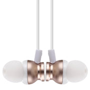 F17 Bluetooth 4.2 Hanging Neck Design Bluetooth Headset, Support Music Play & Switching & Volume Control & Answer(Gold)