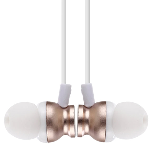F17 Bluetooth 4.2 Hanging Neck Design Bluetooth Headset, Support Music Play & Switching & Volume Control & Answer(Gold)