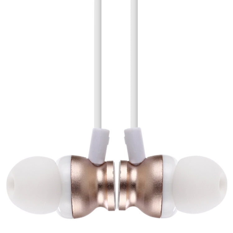 F17 Bluetooth 4.2 Hanging Neck Design Bluetooth Headset, Support Music Play & Switching & Volume Control & Answer(Gold)