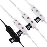 F17 Bluetooth 4.2 Hanging Neck Design Bluetooth Headset, Support Music Play & Switching & Volume Control & Answer(Gold)