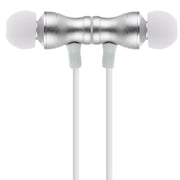 F106 Bluetooth 4.2 Hanging Neck Design Bluetooth Headset, Support Music Play & Switching & Volume Control & Answer(Silver)