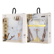 F108 Bluetooth 4.2 Hanging Neck Design Bluetooth Headset, Support Music Play & Switching & Volume Control & Answer(Gold)