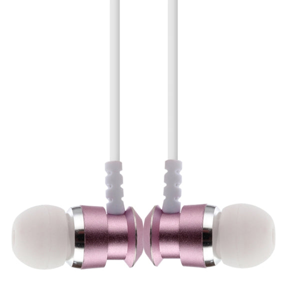 F108 Bluetooth 4.2 Hanging Neck Design Bluetooth Headset, Support Music Play & Switching & Volume Control & Answer(Rose Gold)