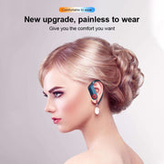 Q83 Wireless Ear-mounted Sports Bluetooth Earphone with Charging Box, Supports Three-screen LED Power Display & Power Bank
