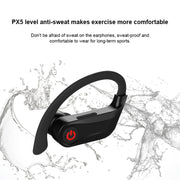 Q83 Wireless Ear-mounted Sports Bluetooth Earphone with Charging Box, Supports Three-screen LED Power Display & Power Bank