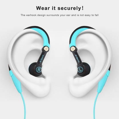 Mucro MB-232 Running In-Ear Sport Earbuds Earhook Wired Stereo Headphones for Jogging Gym(Blue) - free shipping - PMC Jewellery - Order now!