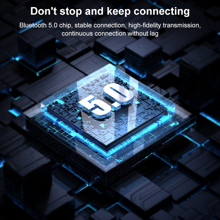 USAMS-IA04 Zero Sense Series Wireless Bluetooth 5.0 Mini TWS Earphone with Charging Box (Black) - free shipping - PMC TechLife - Order now!