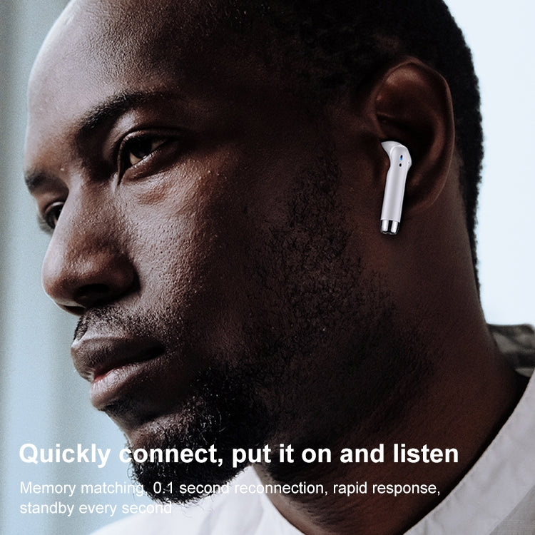 USAMS-IA04 Zero Sense Series Wireless Bluetooth 5.0 Mini TWS Earphone with Charging Box (Black) - free shipping - PMC TechLife - Order now!