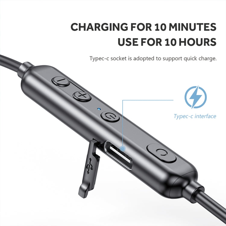 A10 Bluetooth 5.0 Neck-mounted Sport Wireless Bluetooth Earphone (Black) - Neck-mounted Earphone by PMC TechLife | Online Shopping South Africa | PMC TechLife