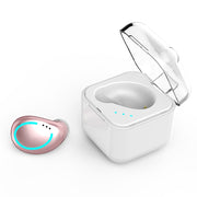 M-B8 Bluetooth 5.0 Mini Invisible In-ear Stereo Wireless Bluetooth Earphone with Charging Box (Rose Gold)