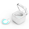 M-B8 Bluetooth 5.0 Mini Invisible In-ear Stereo Wireless Bluetooth Earphone with Charging Box (White) - TWS Earphone by PMC TechLife | Online Shopping South Africa | PMC TechLife