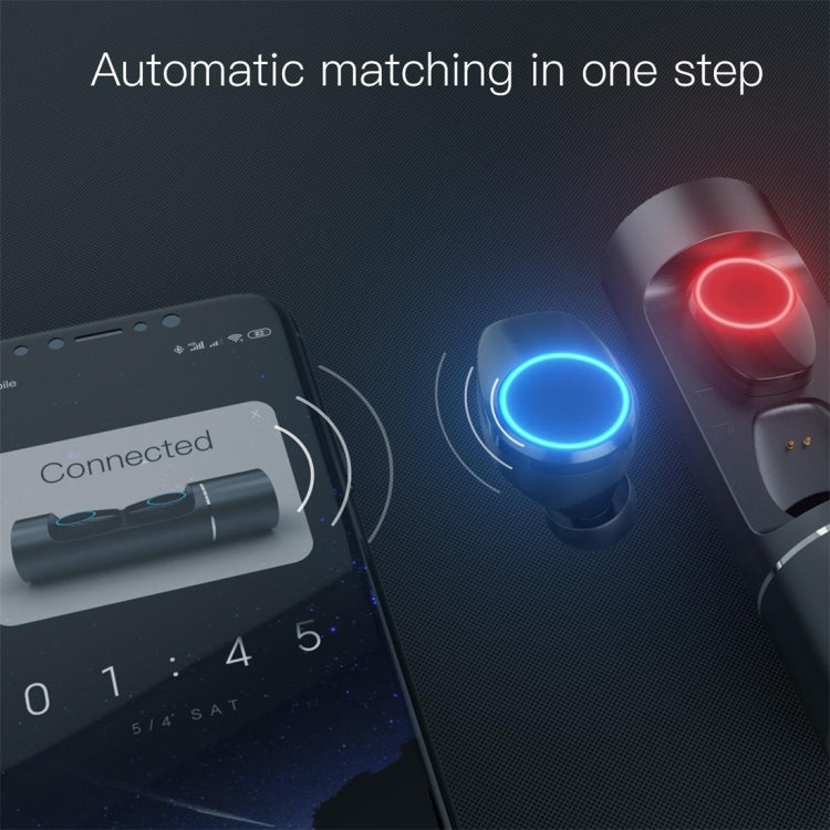 JAKCOM TWS Bluetooth 5.0 Multi-function Waterproof Wireless Bluetooth Headset(Black) - TWS Earphone by JAKCOM | Online Shopping South Africa | PMC Jewellery | Buy Now Pay Later Mobicred