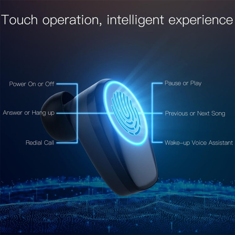 JAKCOM TWS Bluetooth 5.0 Multi-function Waterproof Wireless Bluetooth Headset(Black) - TWS Earphone by JAKCOM | Online Shopping South Africa | PMC Jewellery | Buy Now Pay Later Mobicred