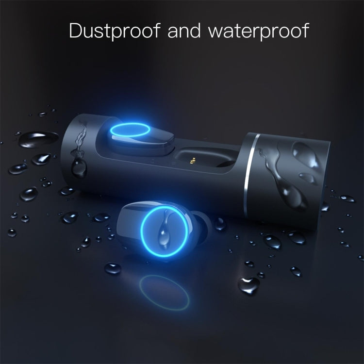 JAKCOM TWS Bluetooth 5.0 Multi-function Waterproof Wireless Bluetooth Headset(Black) - TWS Earphone by JAKCOM | Online Shopping South Africa | PMC Jewellery | Buy Now Pay Later Mobicred