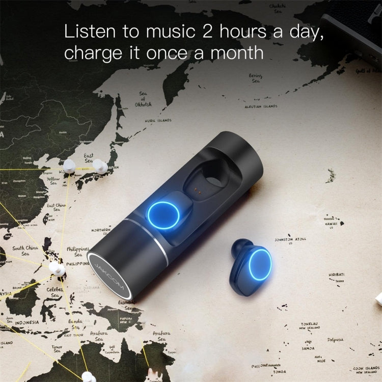 JAKCOM TWS Bluetooth 5.0 Multi-function Waterproof Wireless Bluetooth Headset(Black) - TWS Earphone by JAKCOM | Online Shopping South Africa | PMC Jewellery | Buy Now Pay Later Mobicred
