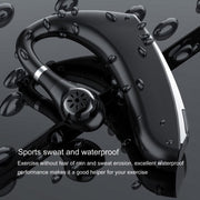 DS800 Bluetooth 5.0 Universal Hanging Ear Style Business Sports Wireless Bluetooth Earphone, Classic Version (Black)