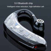 DS800 Bluetooth 5.0 Universal Hanging Ear Style Business Sports Wireless Bluetooth Earphone, Classic Version (Black)