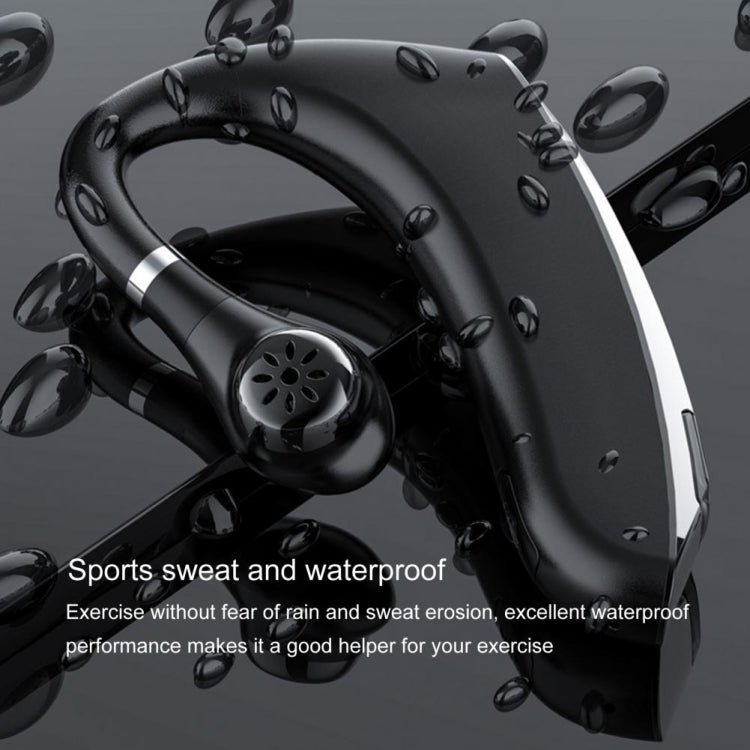 DS800 Bluetooth 5.0 Universal Hanging Ear Style Business Sports Wireless Bluetooth Earphone, Upgrade Version (Red)