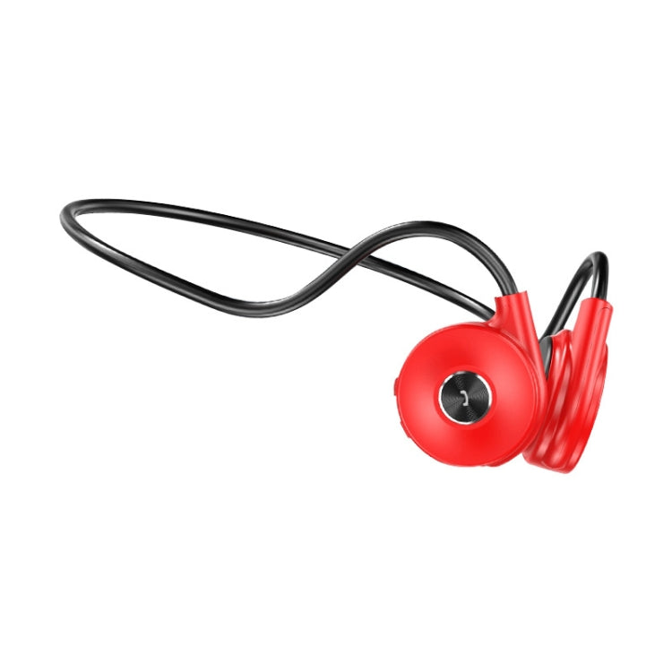 M-1 Back-mounted Touch Noise Reduction Bone Conduction Bluetooth Earphone with Detachable Microphone (Red) - Headset & Headphone by PMC TechLife | Online Shopping South Africa | PMC TechLife
