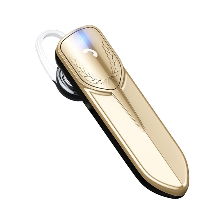 M81 CVC Noise Reduction Unilateral Business Ear-mounted Bluetooth Earphone, Support Siri & One for Two(Gold) - Bluetooth Earphone by PMC TechLife | Online Shopping South Africa | PMC TechLife