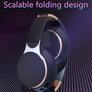 07S Folding Sports Computer Games Wireless Bluetooth V5.0 Headset with Mic (Red)