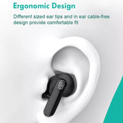 ETE-13 Mini Binaural Stereo Bluetooth 5.0 Sports Earphones (Black)