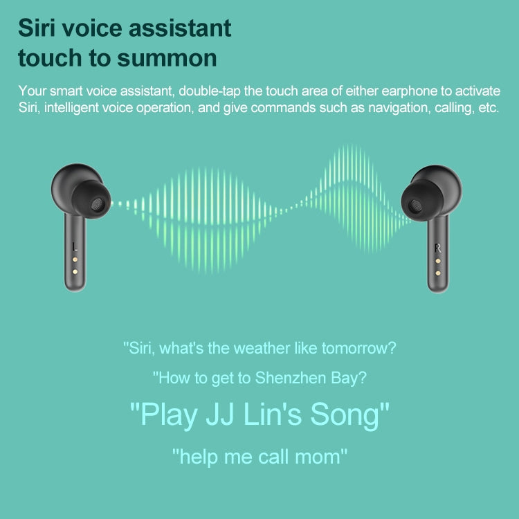 ETE-51 TWS In-Ear Wireless Touch Control Bluetooth 5.0 Sports Earphones (Black) - TWS Earphone by PMC TechLife | Online Shopping South Africa | PMC TechLife