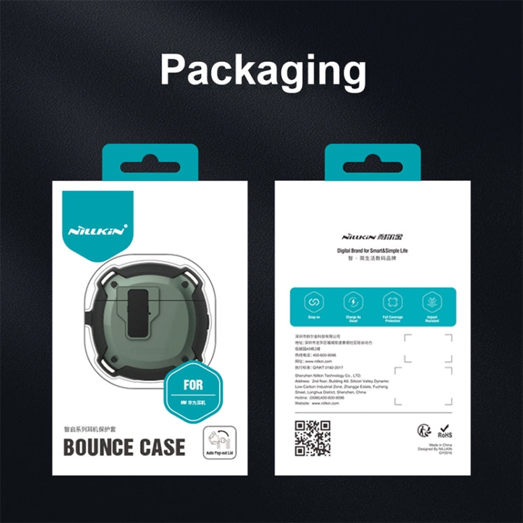 NILLKIN For Huawei FreeBuds 4 / 4E Bluetooth Earphone Protective Case (Black) - free shipping - PMC TechLife - Order now!