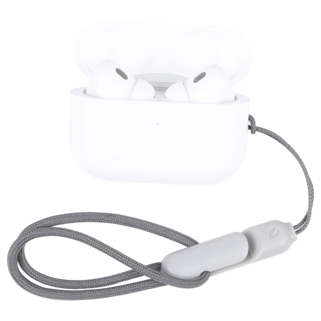 For Apple AirPods Pro 2 Wireless Bluetooth Earphone Anti-Lost Rope Phone Case Lanyard(Grey)