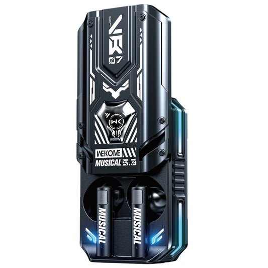 WEKOME VB07 Mecha Series Blade Wireless Bluetooth Earphone (Black) - free shipping - PMC Jewellery - Order now!